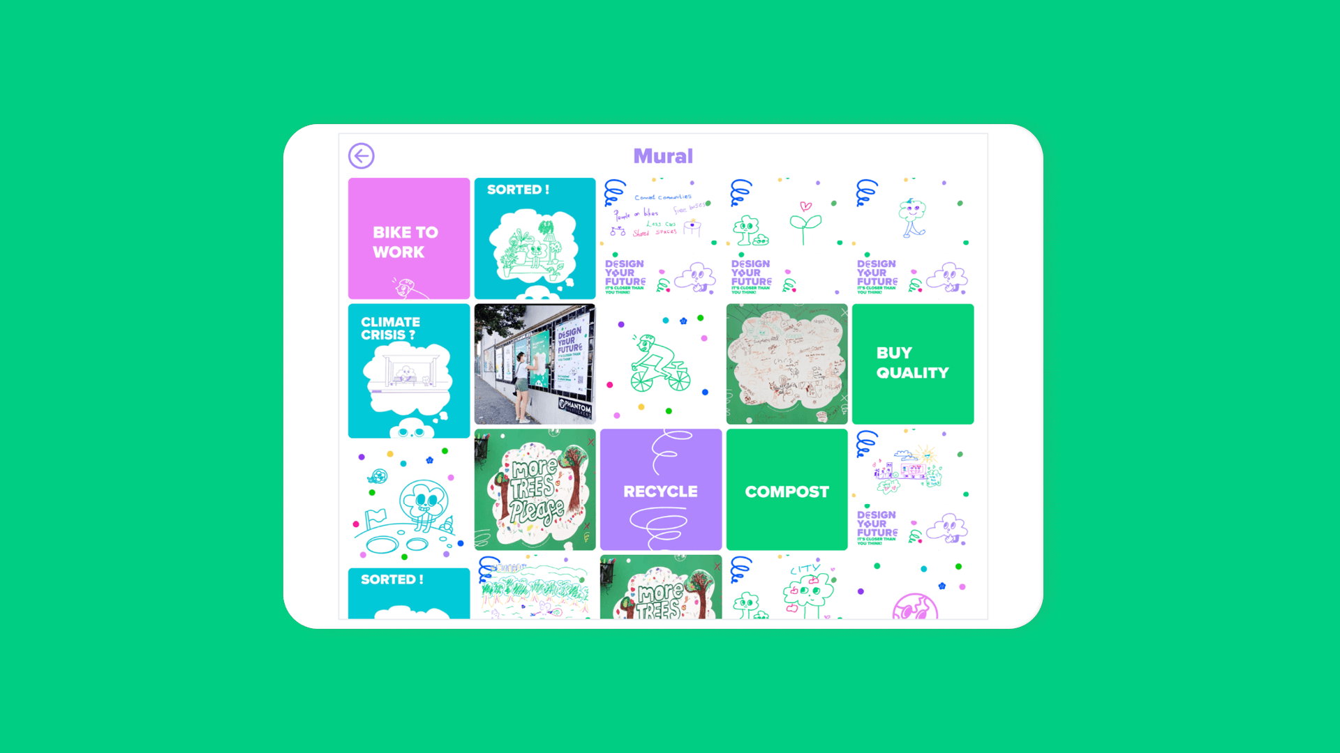 Design Your Future mural page