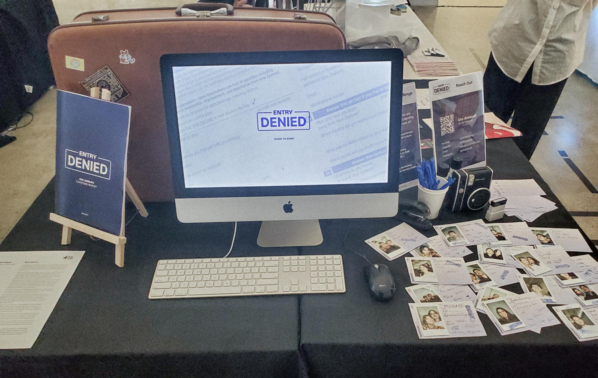 Exhibition display for Entry Denied