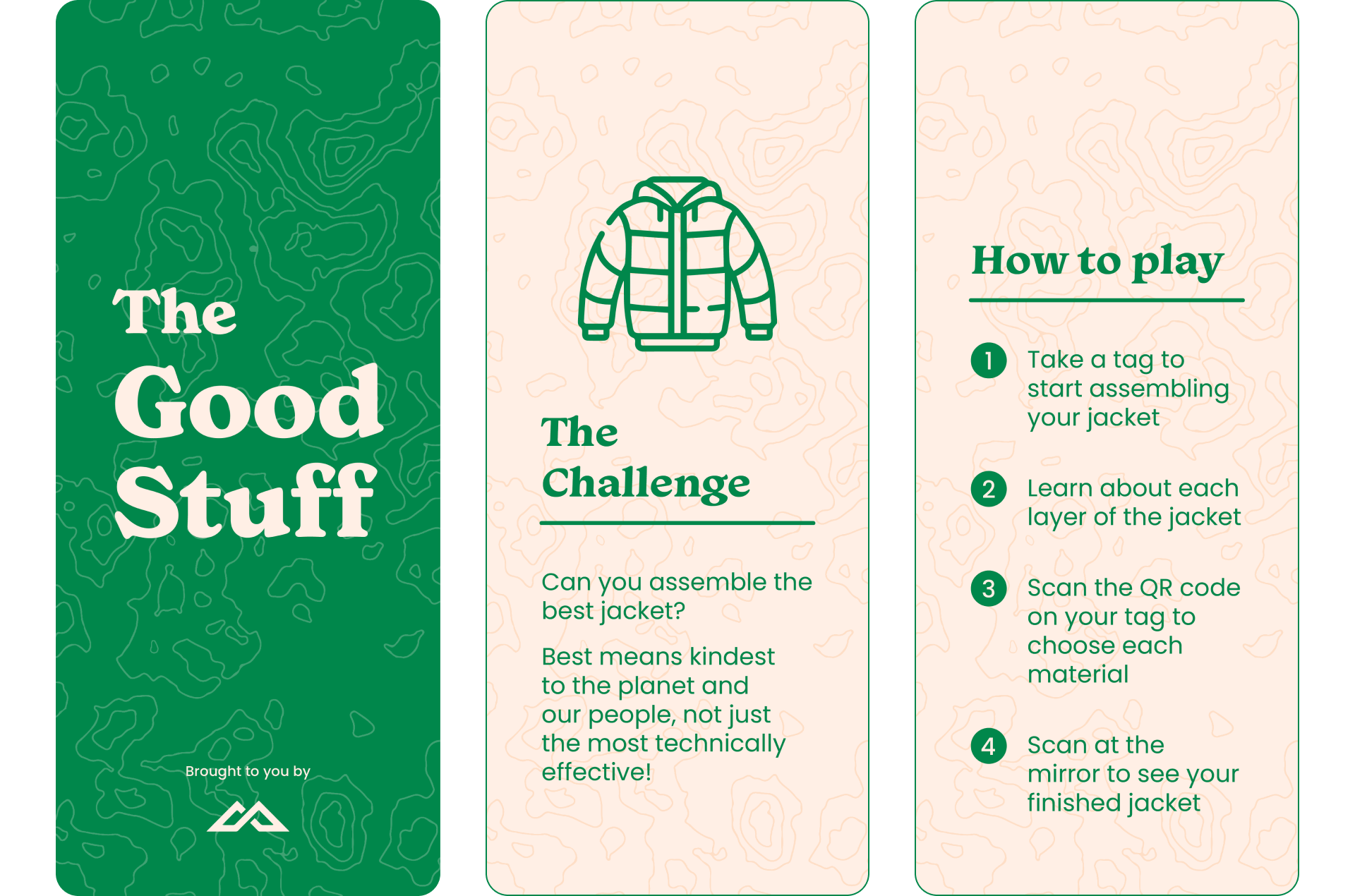 Instrustions for The Good Stuff installation